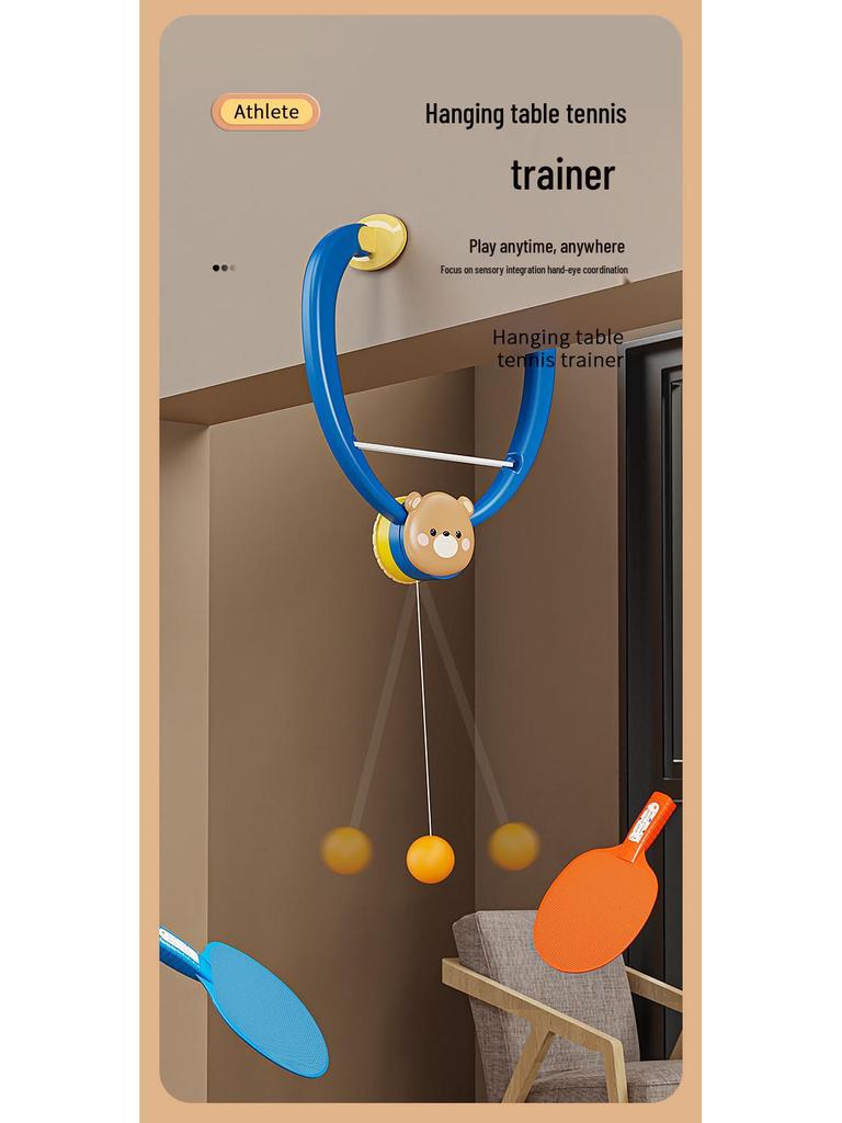 Hängender Tischtennis-Trainerspielzeug für Kinder, Jungen & Mädchen im Alter von 3-6 Jahren
