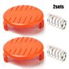 Set of 2 Trimmer Line Spool Covers for Black and Decker Reflex CST1000 GL545 GLC3000 Keeps Line Secure and Protected