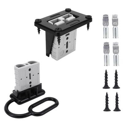 Strong 50A Current Electrical Plugs Panel Base Featuring Guard Panel Mounting Bases for Boats Campers & Motorhomes