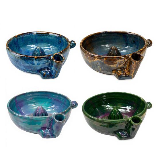Fruit Cleaner Berry Bowl with Drainage Holes Fruit Rinse Bowl Rustic Style Fruit Wash Basket for Kitchen Countertop