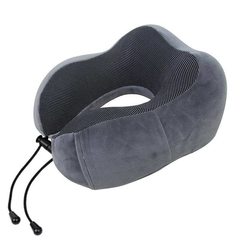 Memory cotton slow rebound pillow travel office lunch break neck pillow pocket aviation pillow