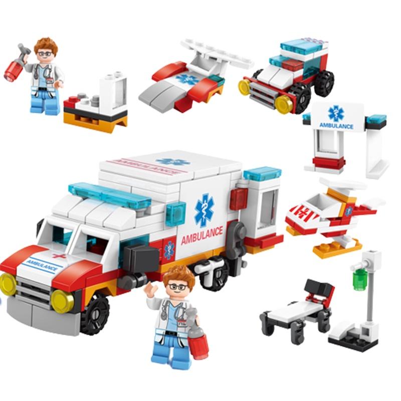 Discover The Excitement Of City Life With The Assembled Building Blocks Toy