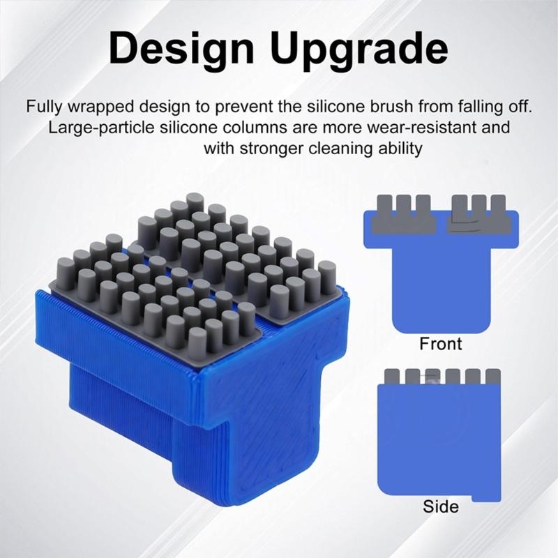 Upgraded For S1 Hotend Nozzle Wiper Nozzle Silicone Brush Hotend 3D Printer Easy Maintenance Accessories