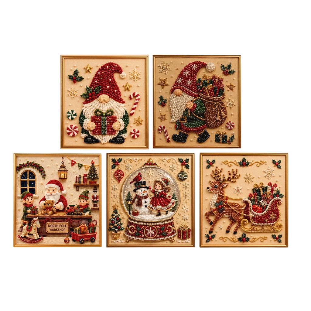 Christmas Kit With, DIY Sticker Set for Kids and Adults 2020cm