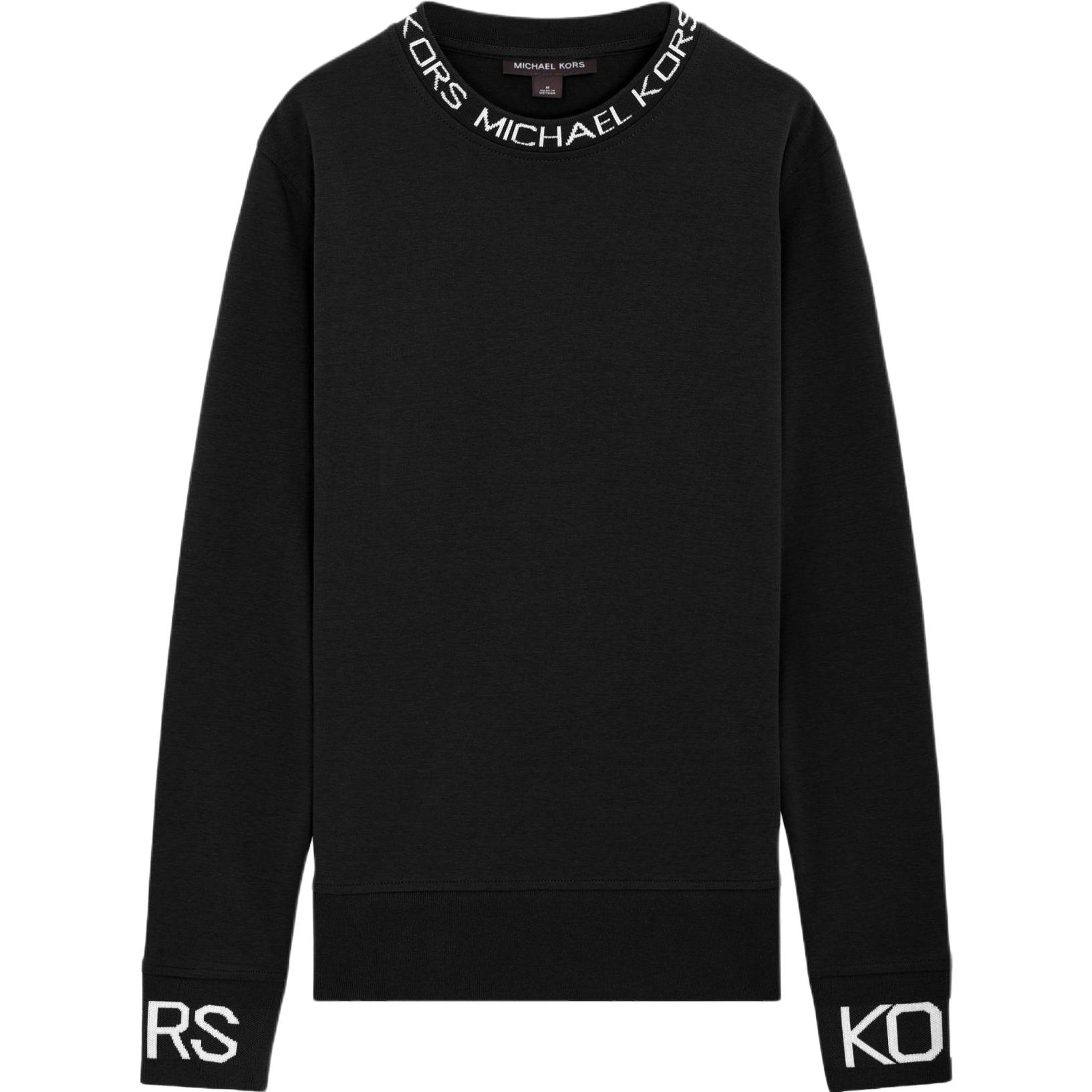 Michael Kors Ss23 Letter Logo Print Crewneck Sweatshirt Men sweatshirt OU150595MF-001 M