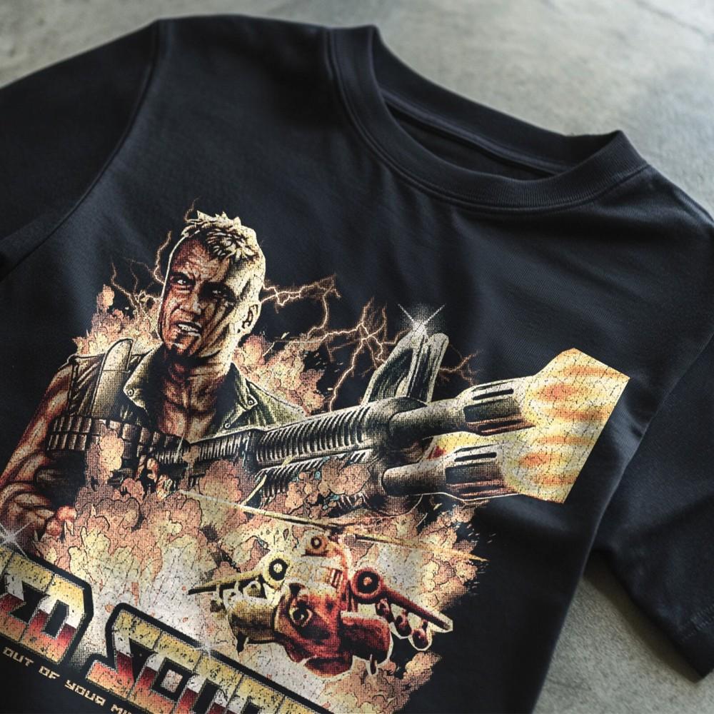 Red Scorpion Lundgren T-Shirt Arnold Schwarzenegger Aliens Stallone JCVD