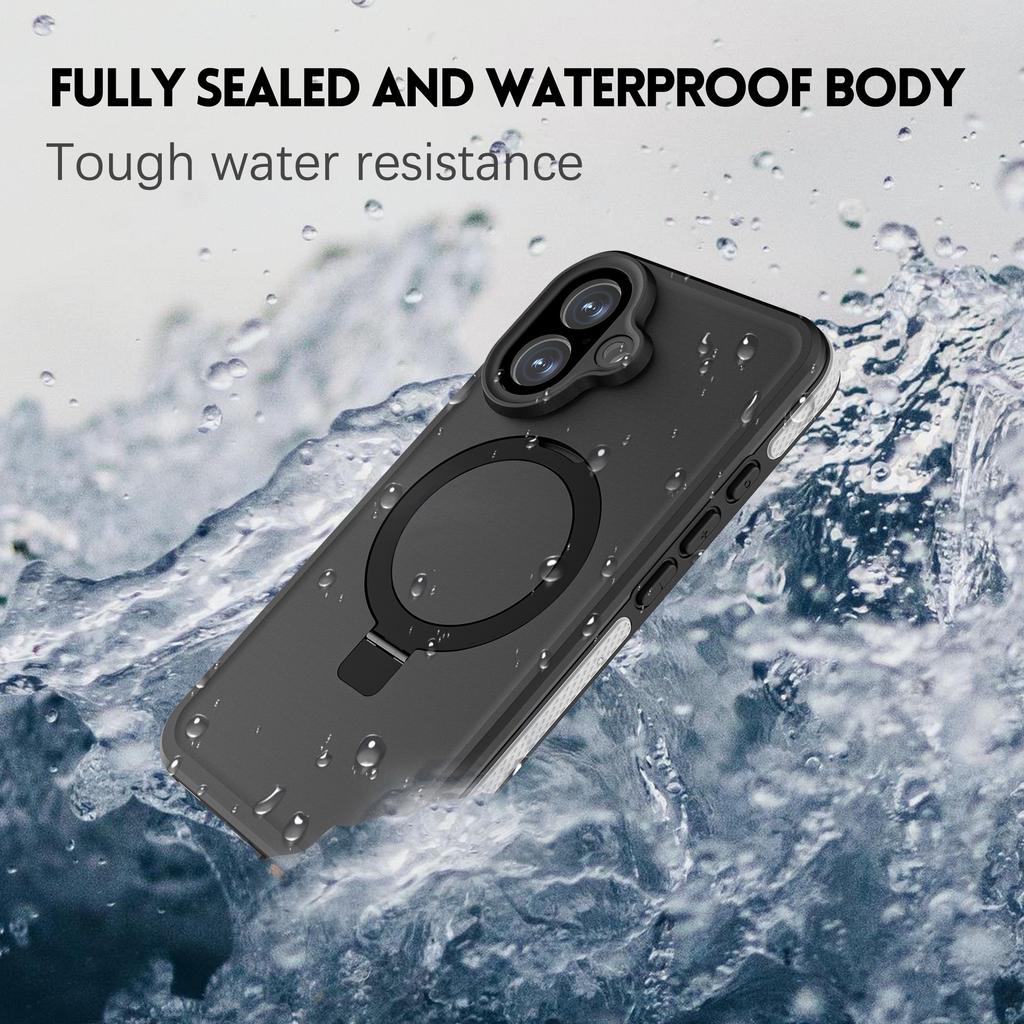REDPEPPER For iPhone 17 IP68 Waterproof Case Compatible with MagSafe Kickstand Phone Back Cover