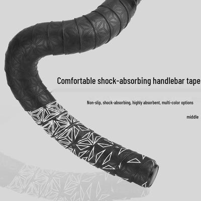 Chrysanthemum Shock-Absorbing Non-slip Silicone Handlebar Tape for Mountain & Road Bikes