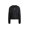 Embellished Sweatshirt Women's Black (Unisex) Sweatshirts IT9662