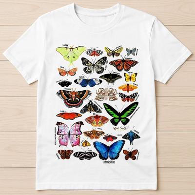 Lista Nazw Motyli Papillon Najlepiej Sprzedający Zabawny Prezent Koszulka T Shirt 2925