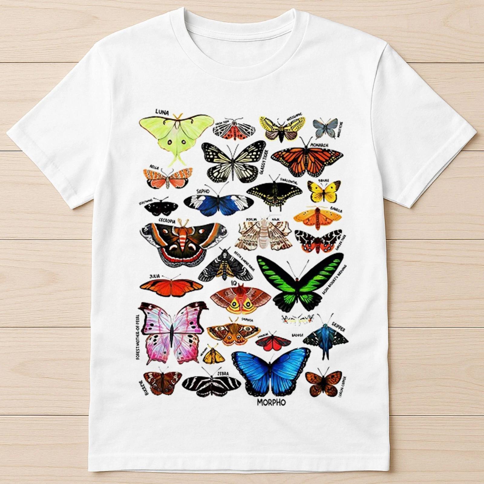 Butterfly Name List Papillon Best Seller Funny Gift Tee T Shirt 2925 S