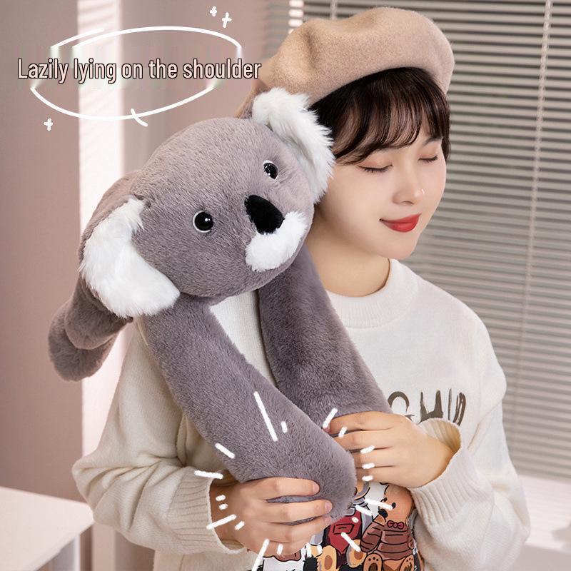 New Style Raccoon Panda Plush Toy - Cartoon Shoulder Doll for Kids