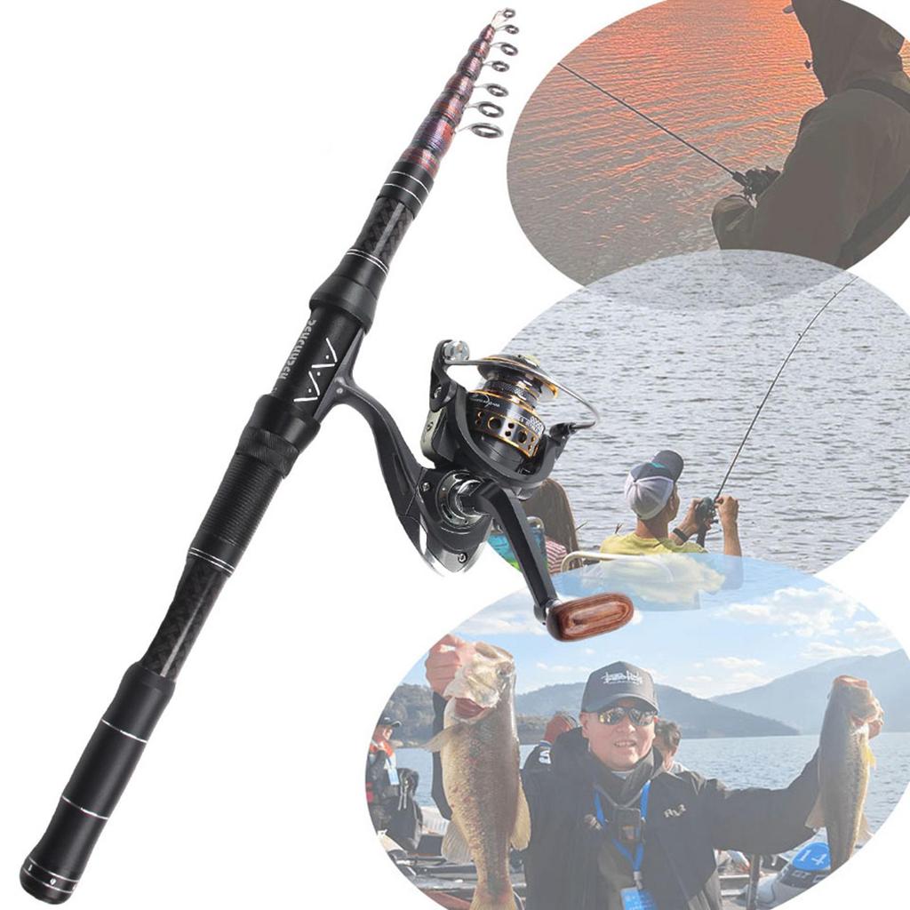 Universal Carbon Fiber Telescopic Fishing Rod for All Water Areas