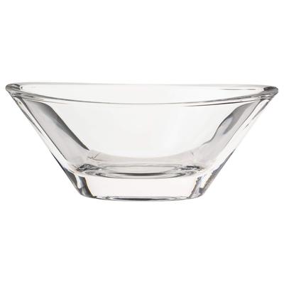 Toyo Sasaki Glas Blumenschmuck Ovales Schälchen, Hergestellt in Japan, Spülmaschinenfest, Schalenförmiges Glasschälchen, Schale, Kleiner Teller, P-20304