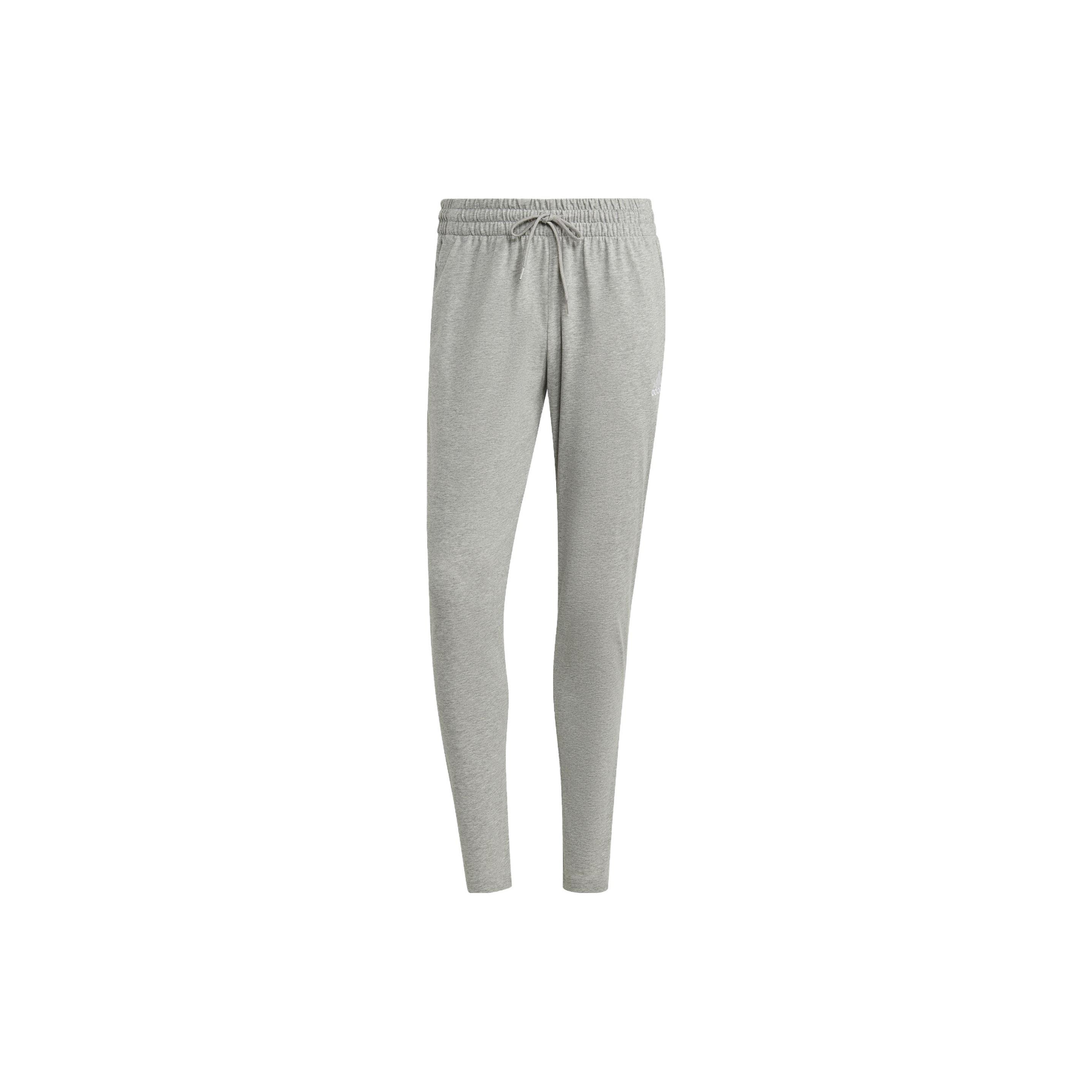 adidas Essentials Single Tapered Open Hem Pants Medium Grey Heather Men s IC9411 L