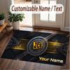 Tappeto Personalizzato Stampa Motivo JCB Nome Testo Morbido Antiscivolo Tappeto per Pavimento per Decorazione Interna della Casa