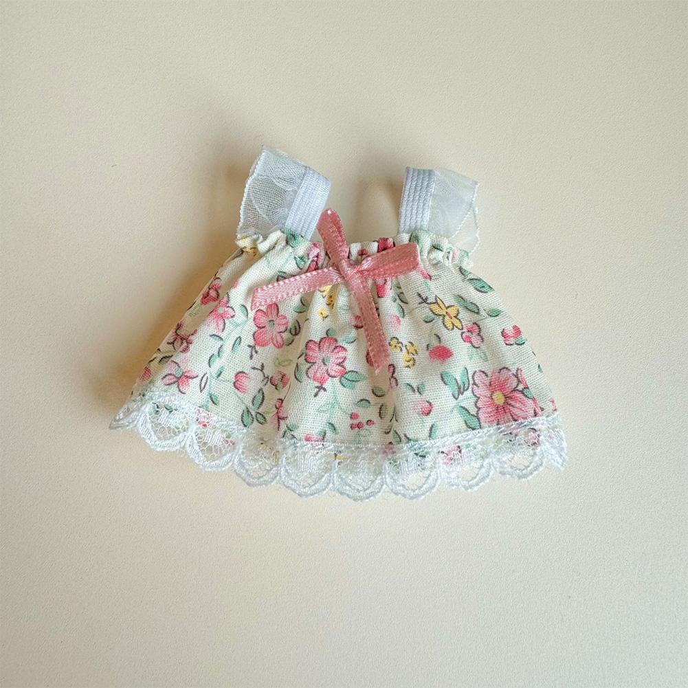 For 17cm Labubu Doll Dress Cute Doll Lovely Clothes Accessories Princess Dress Plush Dolls Clothes