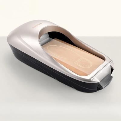 Automatische Schuhüberziehmaschine Einweg Intelligenter Schuhfilmhersteller Haushaltsbox für Innenräume mit einer Rolle Schuhüberzügen im Lieferumfang enthalten