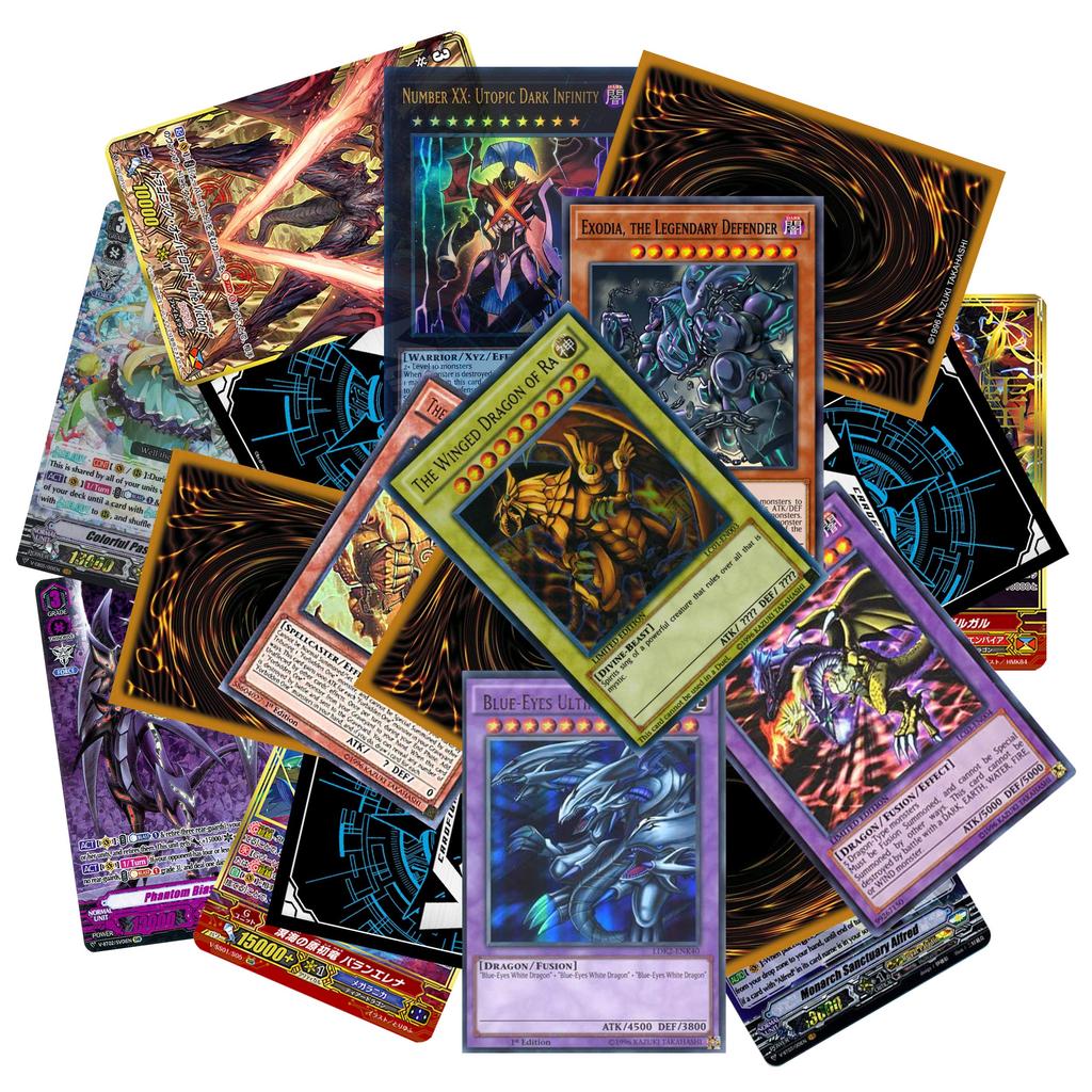 Fundas transparentes japonesas Apollo para cartas (200 unidades), fundas ultratransparentes para cartas TCG, cartas Cardfight Vanguard 62 x - - Yu-Gi-Oh (Yu-Gi-Oh