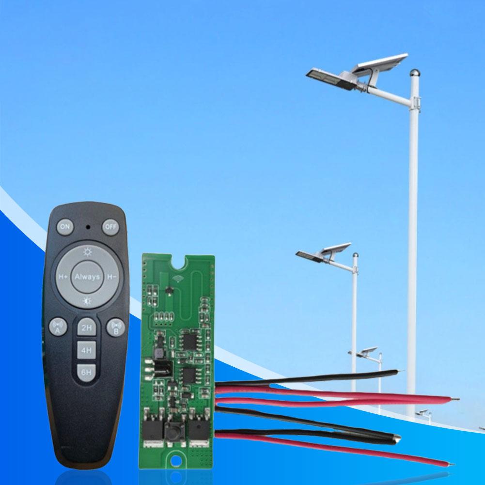 3.2V 3.7V Remote Control Solar Lamp Controller Module Radar Human Body Sensing Solar Street Light Control Panel