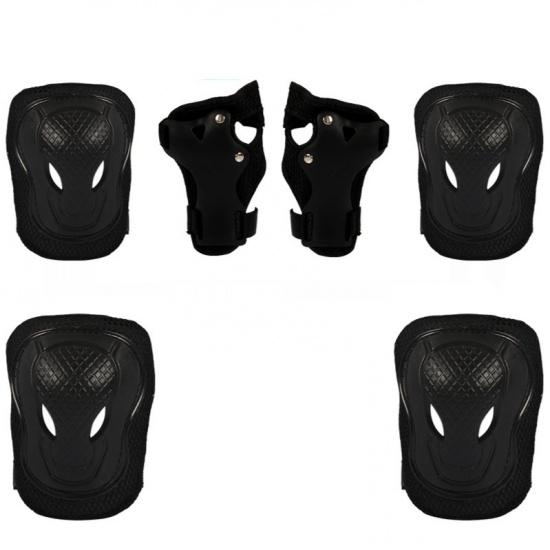 

Оптовая продажа, наколенники для взрослых, спортивный шлем для верховой езды, защита запястий, 6 шт., спортивная защитная защита для скейтборда