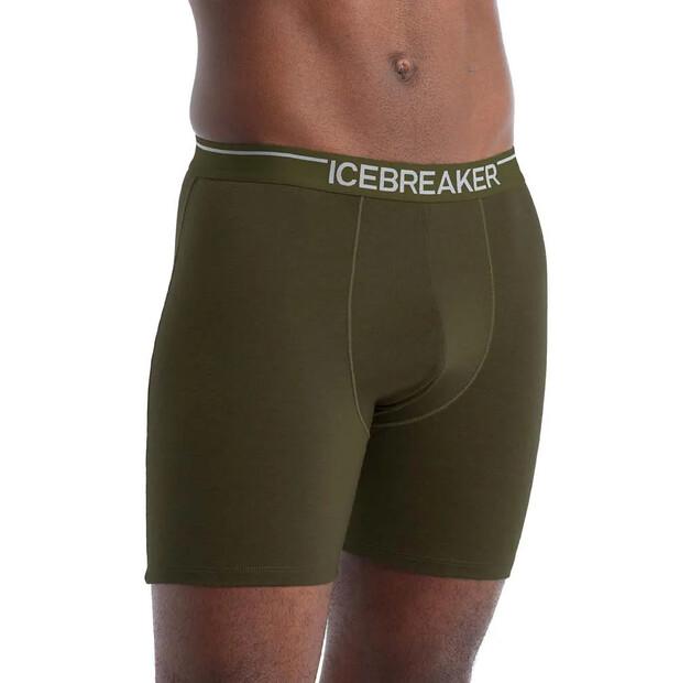 Icebreaker трусы-боксёры Anatomica Long Merino