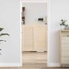 VidaXL Louvre Swing Doors 1 Pair 90x80 Cm Solid Pine Wood, Living Room Doors, Bar Doors, Hinged Doors, 4107126