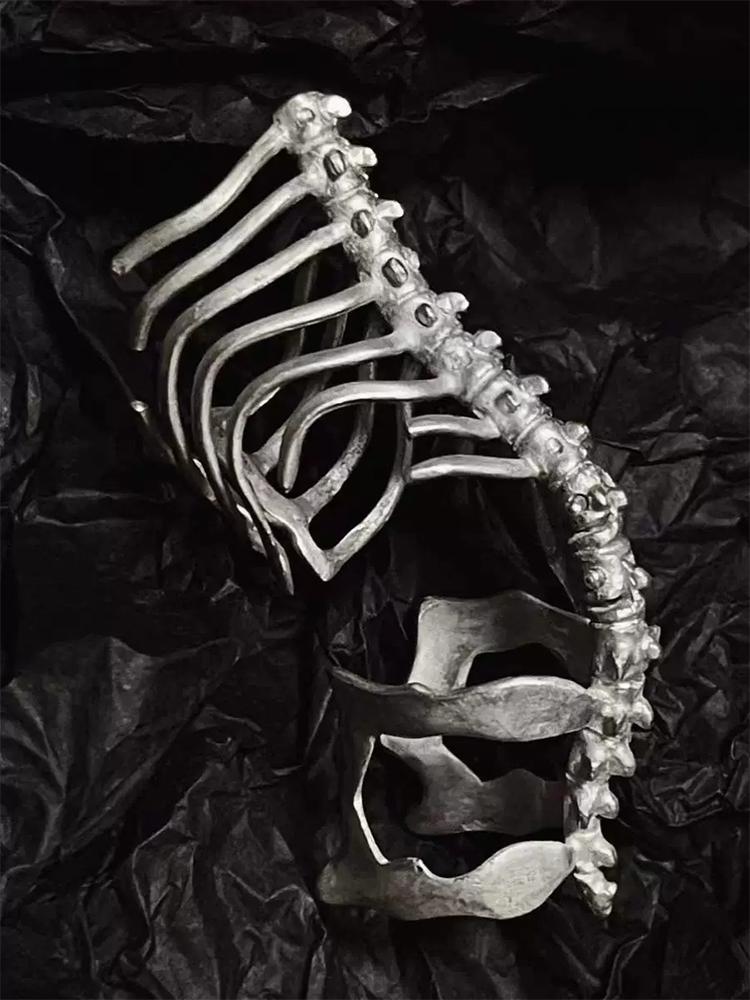 New Spine Bone Ring New Gothic Style Men's And Women's Jewelry Party Gift