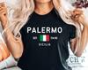 Palermo Shirt, Sicily Italy Tee, Italian Flag T-shirt, Unisex