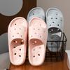 Bathroom cool slippers female couple summer new indoor home bathroom bath non-slip leakage thick soft bottom men