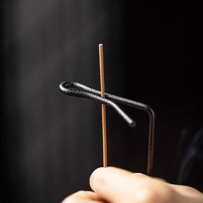 Inverted Zen Incense Holder for Stick and Sandalwood/Agarwood Incense – Indoor Home Decor Ornament