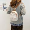 New Backpack Female Cute Student Small Fresh and Versatile Casual Schoolbag Flower Girl Mini Backpack