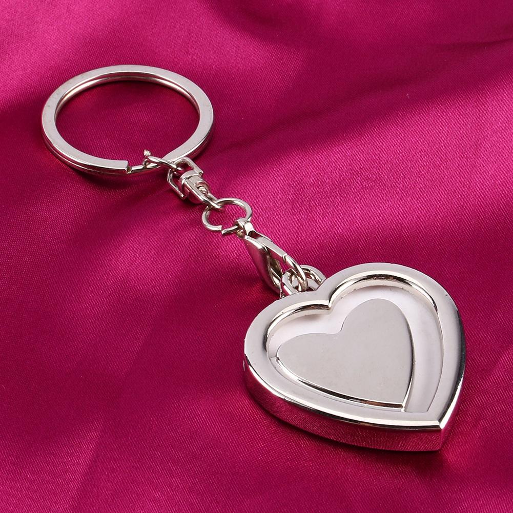 Cute Mini Creative Metal Alloy Insert Photo Picture Frame Keyring Keychain Gift