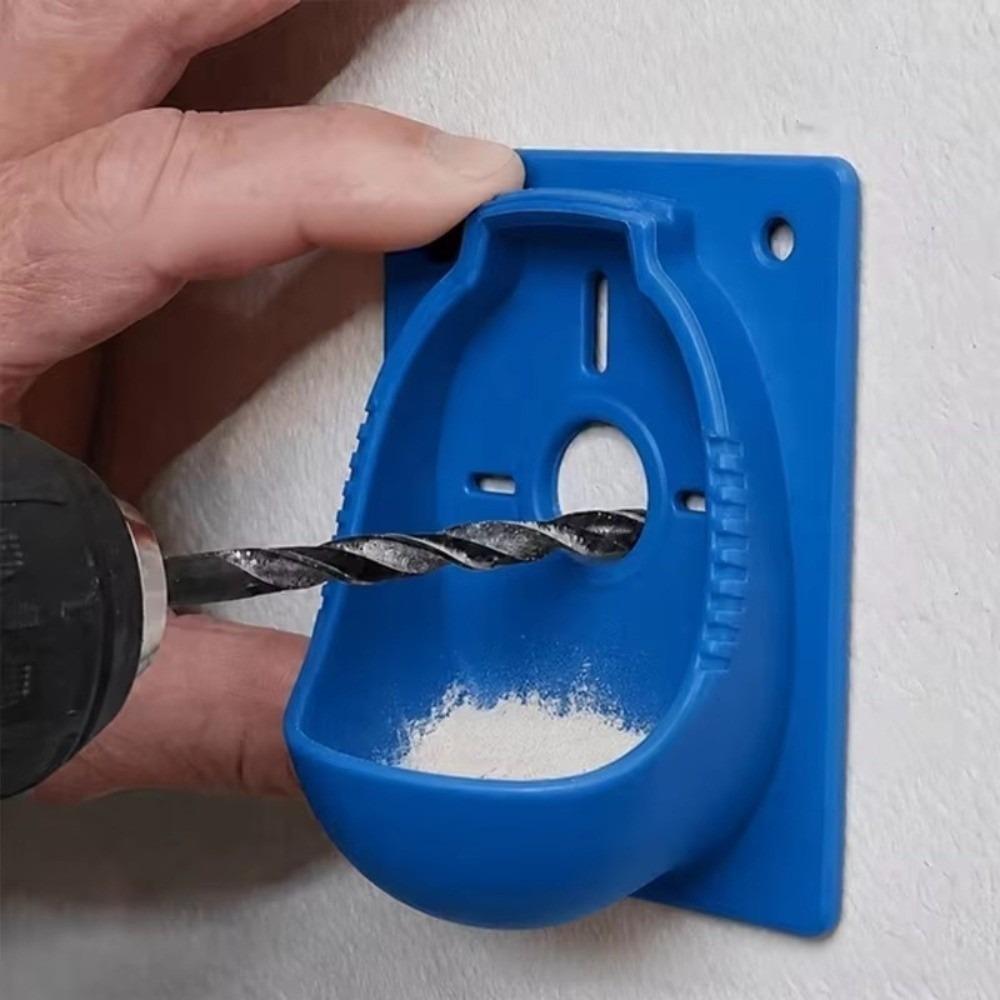 Wall Mounted Drill Dust Collector Central Drill Opening Hole Drilling Catcher Home Improvement