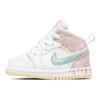 Air Jordan 1 Mid SE TD Ice Cream Baby Sneakers White Arctic-Punch Pale-Vanilla DD1668-100