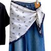Summer New Bow Polka Dot Printed Shawl Women's Multi-functional Daily Commute Stacked Atmosphere Triangle Towel