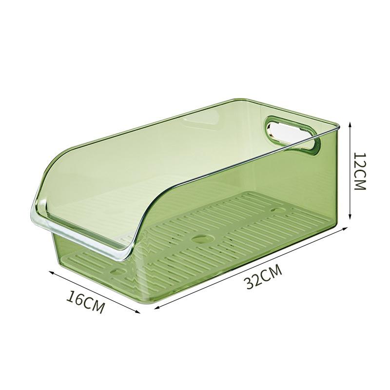 

1Pc Refrigerator Storage Box Food-Grade Fresh-Keeping Box Household Vegetable, Fruit And Egg Special Drawer Kitchen Organization