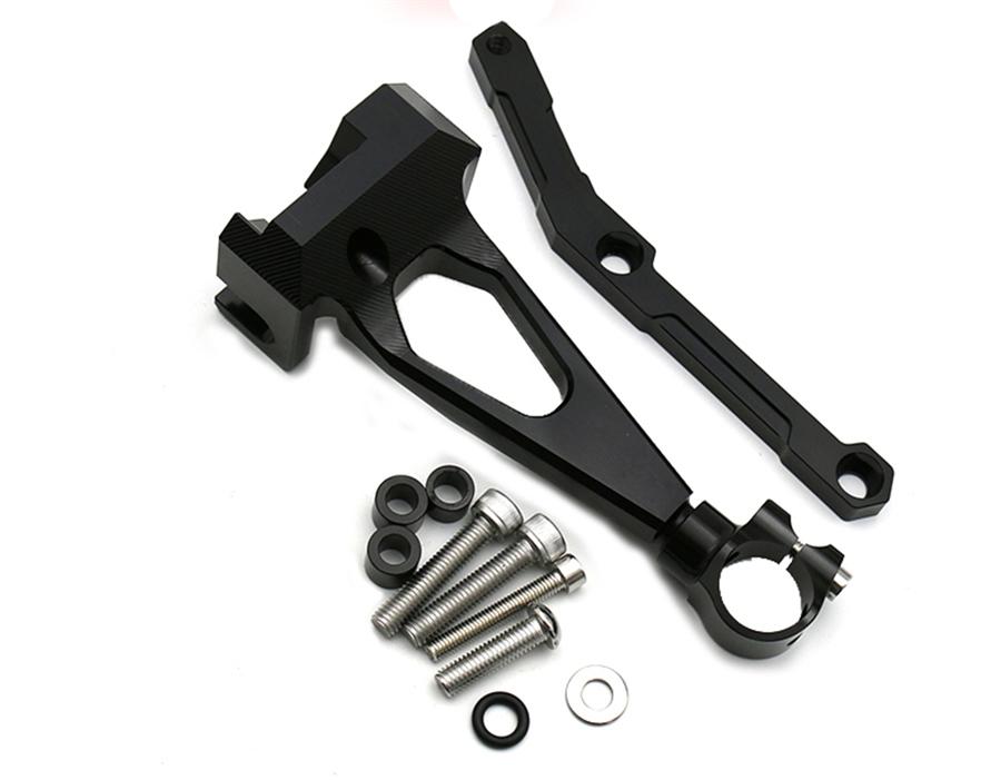 For 2013-15 Yamaha MT-09 CNC Steering Damper Stabilizer Bracket Mount Kit Holder