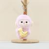 Cute Fruit Monkey Plush Keychain Cartoon Monkey Toy And Keyring Accessory Gift