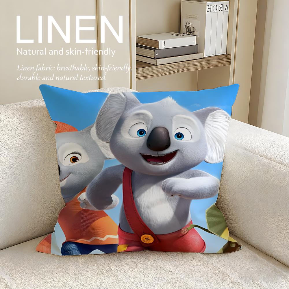 Blinky Bill the Movie Cushion Cover Pillowcase Set Pcs x x Breathable Washable Sofa Cushion Cover