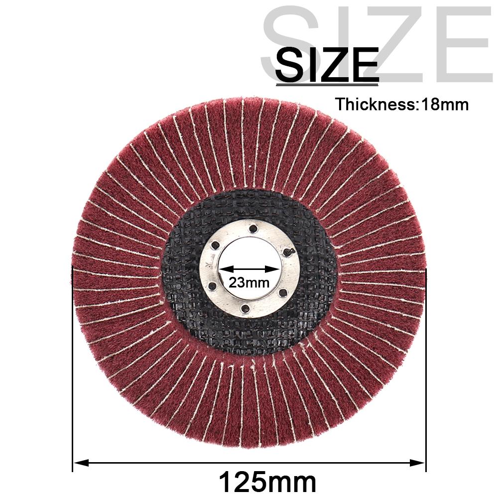 Schleif-Nylonfaser-Klett-Schleifscheiben für Metallpolitur, Schleif- und Polierscheiben, zum Entgraten und Rostentfernen auf komplexen Oberflächen