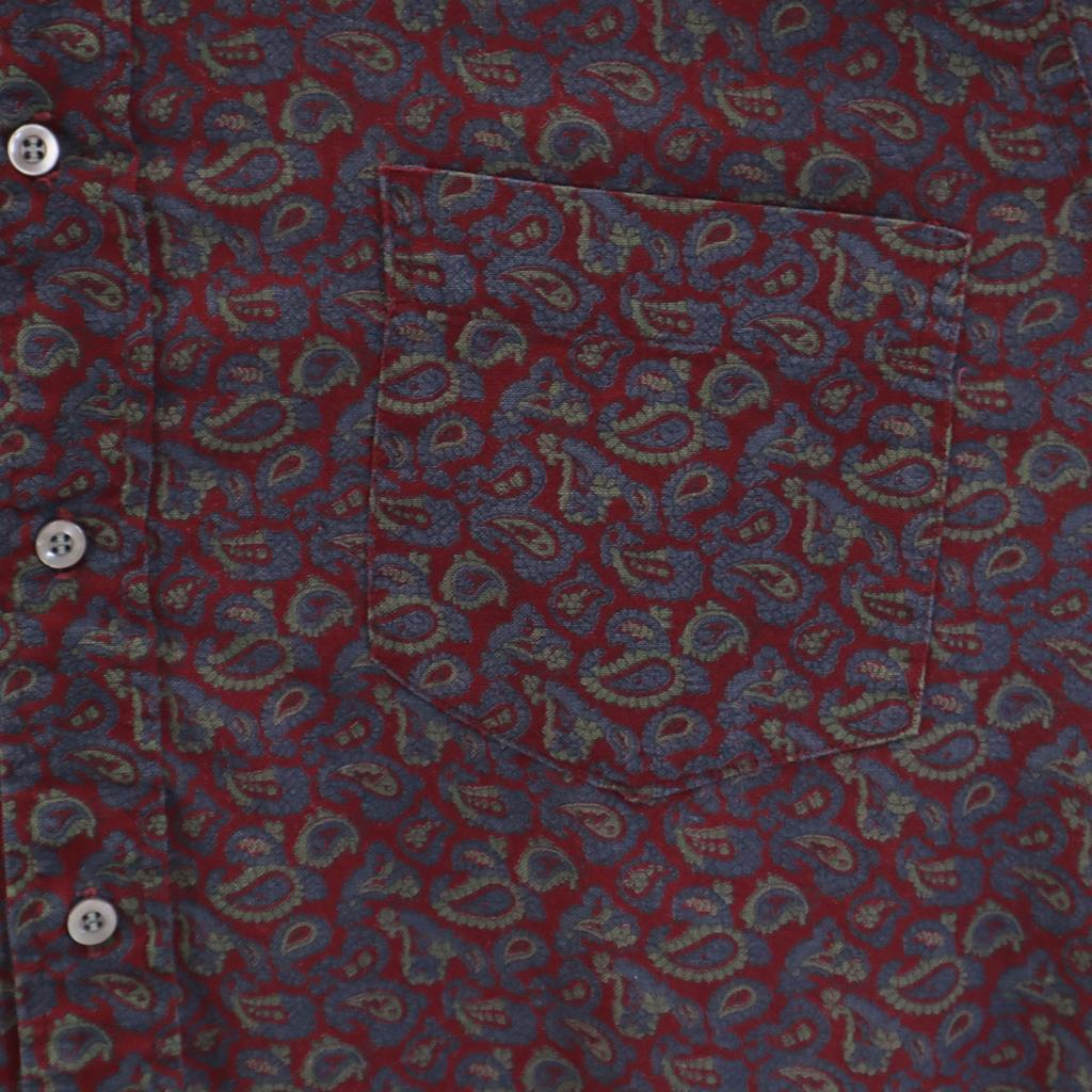 McGregor 60s Vintage Made in USA Paisley Pattern Long sleeve Button down shirt Men's Used