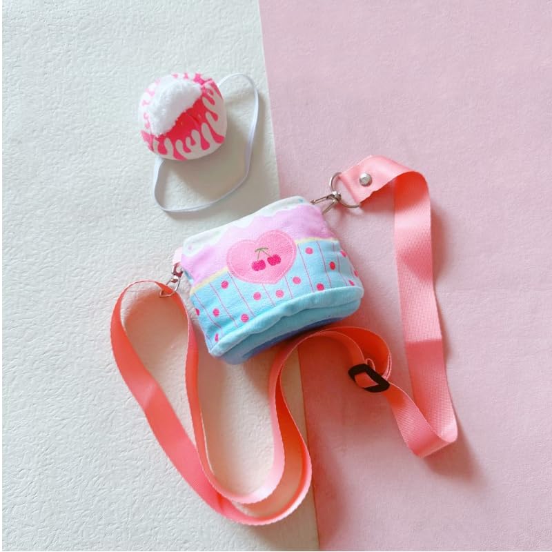 [Plush Bag][Plush Clothes] Cake-Shaped Bag for Plush Toys [For 15-20cm Plush Toys] Pink g.triger G-Trigger Plush Toys