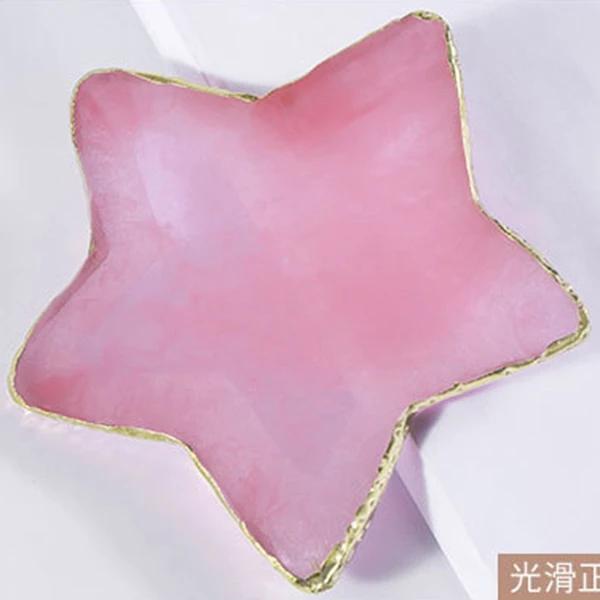 18 Styles Resin Agate Stone Nail Color Palette Gel Polish Pallet Mixing Drawing Paint Plate Manicure Nails Art Display Shelf