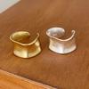 2025 Trend Rings Fashion For Women Simple Finger Open Vintage Wide Flat Ring Allergy For Party Birthday Gift Accessories