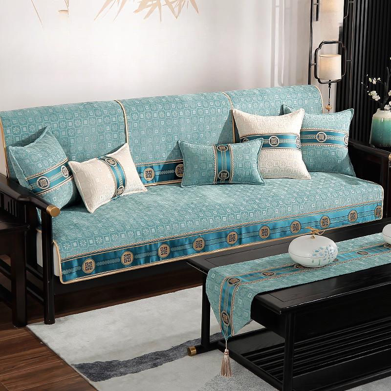 

Китайская подушка для дивана Four Seasons, универсальный нескользящий чехол для дивана, полотенце, диван из массива дерева 70*70