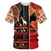 Men's 3D Digital African Ethnic Style Trendy Summer T-shirt