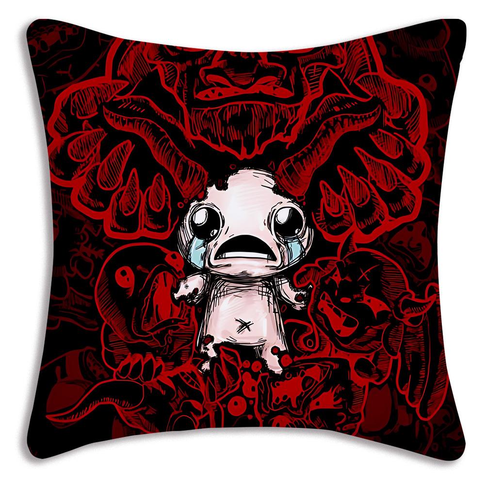 Cartoon The B-Bindings Of Isaac Pillow Covers Cartoon Sofa Decorative Home Double-sided Printing Short Plush Cute Cushion Cover