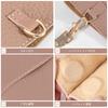 YooFa Genuine Leather Eyeglass Case for Magnetic Portable Sunglasses Case with Hand Magnetic Genuine Portable Eyeglass Pouch for Men and Women Women,