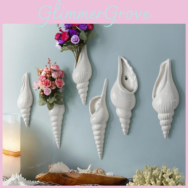 Wall Shell Contemporary Vase For Home Decor To Enhance Minimalist Interiors